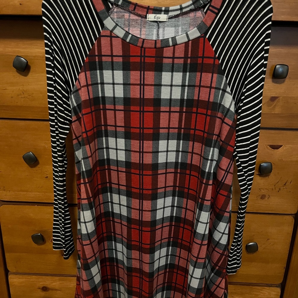 Ladies Mini Dress, Long Sleeve